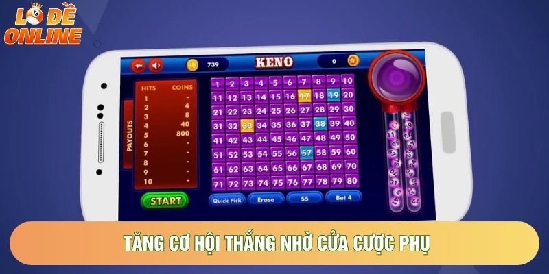 Tăng cơ hội thắng nhờ cửa cược phụ